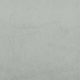 2-delige Loungeset met kussens fluweel lichtgrijs 5