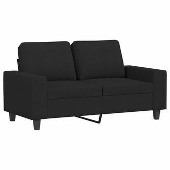 2-delige Loungeset stof zwart 3