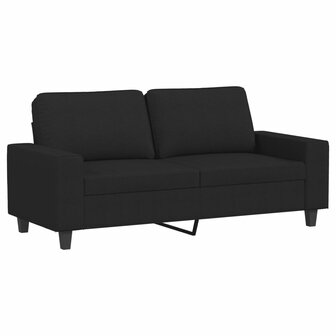 2-delige Loungeset stof zwart 4