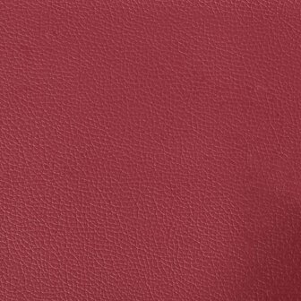 2-delige Loungeset met kussens kunstleer wijnrood 6