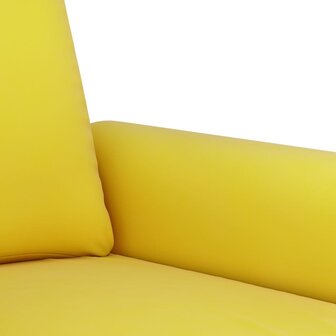 2-delige Loungeset met kussens fluweel geel 5
