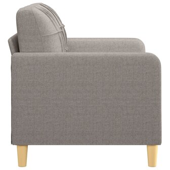 Tweezitsbank 120 cm stof taupe 4