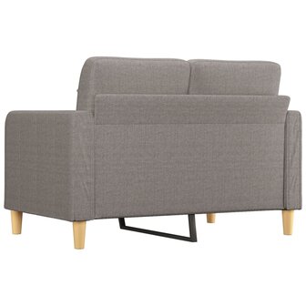 Tweezitsbank 120 cm stof taupe 5