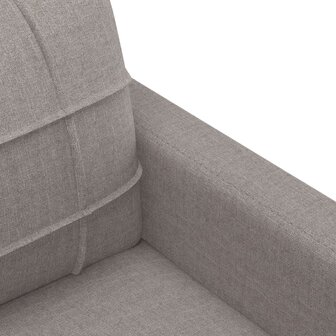 Tweezitsbank 120 cm stof taupe 6