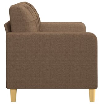 Tweezitsbank 140 cm stof bruin 4