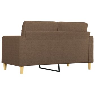 Tweezitsbank 140 cm stof bruin 5