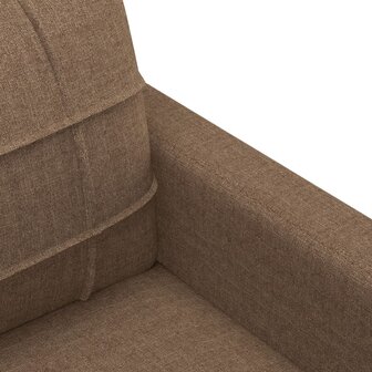 Tweezitsbank 140 cm stof bruin 6
