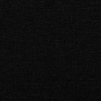 Tweezitsbank 140 cm stof zwart 7