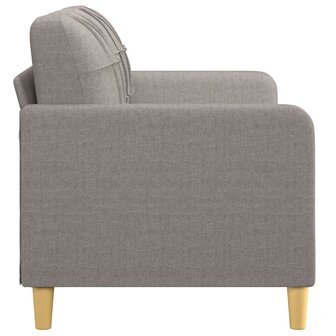 Tweezitsbank 140 cm stof taupe 4