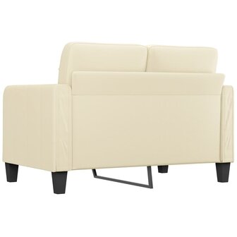 Tweezitsbank 120 cm kunstleer cr&egrave;mekleurig 5