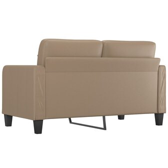 Tweezitsbank 140 cm kunstleer cappuccinokleurig 5