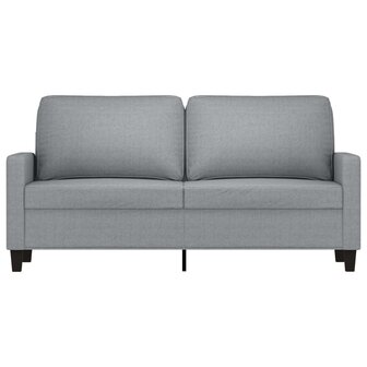 Tweezitsbank 140 cm stof lichtgrijs 3