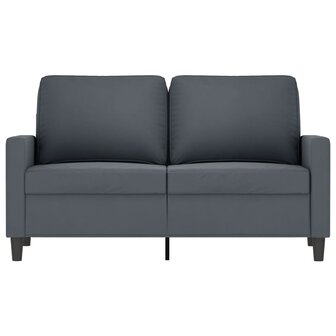 Tweezitsbank 120 cm fluweel donkergrijs 3