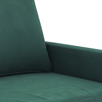 Tweezitsbank 120 cm fluweel donkergroen 6