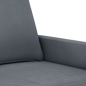 Tweezitsbank 140 cm fluweel donkergrijs 6