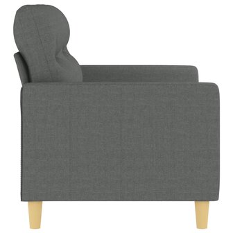 Tweezitsbank 120 cm stof donkergrijs 4