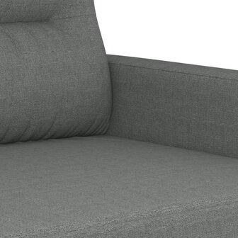 Tweezitsbank 120 cm stof donkergrijs 6