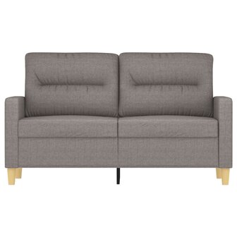 Tweezitsbank 120 cm stof taupe 3