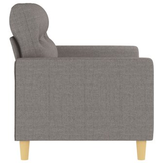 Tweezitsbank 120 cm stof taupe 4