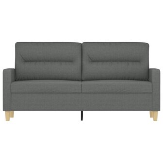 Tweezitsbank 140 cm stof donkergrijs 3