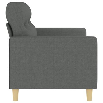 Tweezitsbank 140 cm stof donkergrijs 4