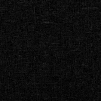 Tweezitsbank 140 cm stof zwart 7