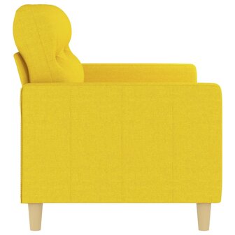 Tweezitsbank 140 cm stof lichtgeel 4
