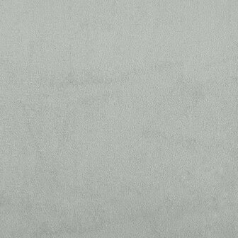 Tweezitsbank 120 cm fluweel lichtgrijs 7