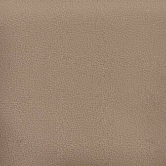 Tweezitsbank 120 cm kunstleer cappuccinokleurig 7
