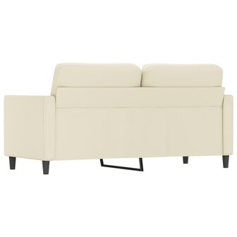 Tweezitsbank 140 cm kunstleer cr&egrave;mekleurig 5