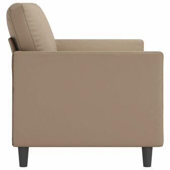 Tweezitsbank 140 cm kunstleer cappuccinokleurig 4