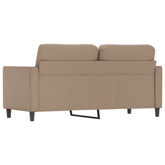 Tweezitsbank 140 cm kunstleer cappuccinokleurig 5