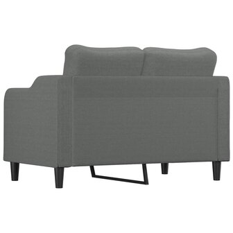 Tweezitsbank 120 cm stof donkergrijs 5