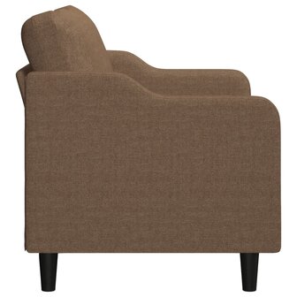 Tweezitsbank 120 cm stof bruin 4