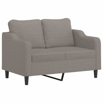 Tweezitsbank 140 cm stof taupe 2