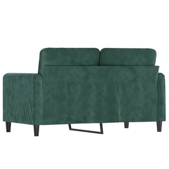Tweezitsbank 120 cm fluweel donkergroen 5