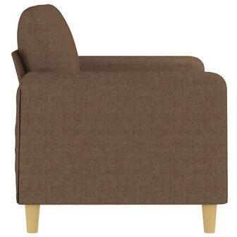 Tweezitsbank 120 cm stof bruin 4