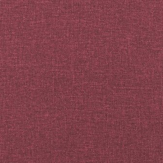 Tweezitsbank 120 cm stof wijnrood 7