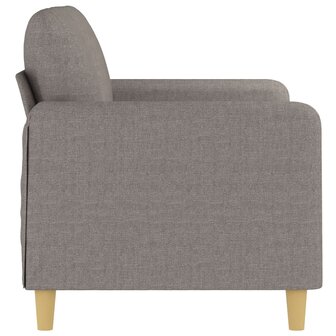 Tweezitsbank 120 cm stof taupe 4