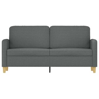 Tweezitsbank 140 cm stof donkergrijs 3