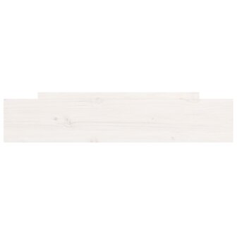 Bedlades 2 st massief grenenhout wit 4