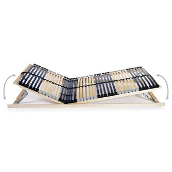 Lattenbodem met 42 latten 7 zones 80x200 cm 4