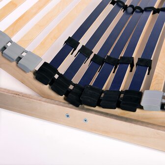 Lattenbodem met 42 latten 7 zones 80x200 cm 8