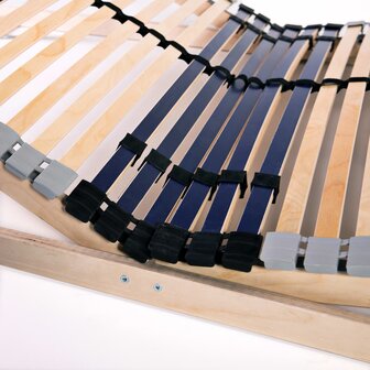 Lattenbodem met 42 latten 7 zones 140x200 cm 6