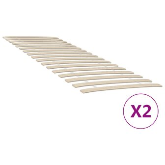Lattenbodems 2 st met 34 latten 80x200 cm 1