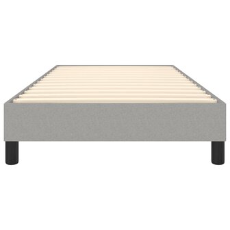Bedframe zonder matras 80x200 cm stof lichtgrijs 5