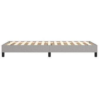 Bedframe zonder matras 80x200 cm stof lichtgrijs 6