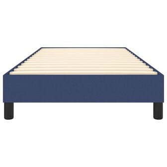 Bedframe zonder matras 80x200 cm stof blauw 5
