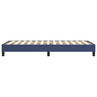 Bedframe zonder matras 80x200 cm stof blauw 6