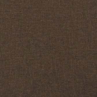 Bedframe zonder matras 90x200 cm stof donkerbruin 8